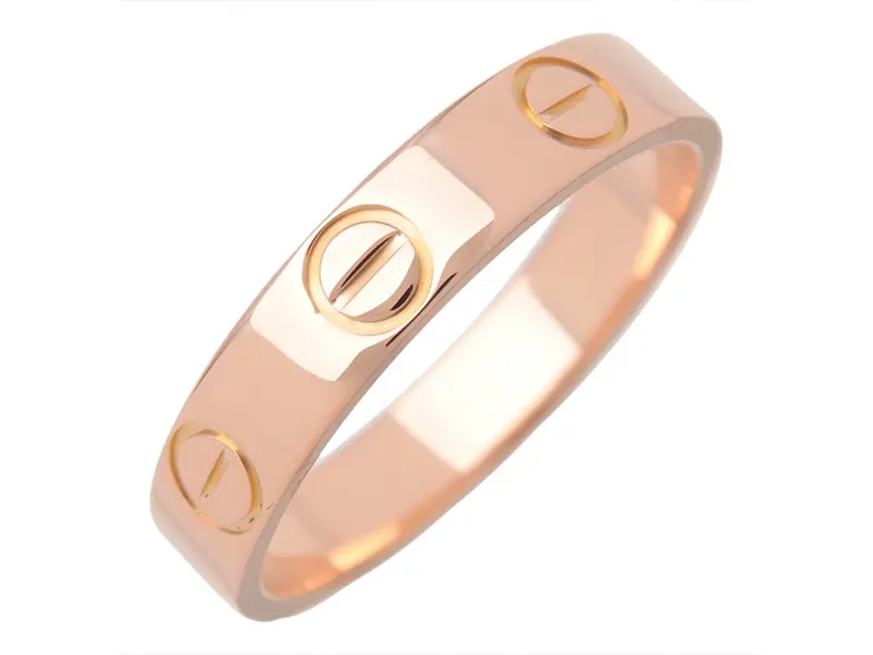 カルティエ ミニラブ リング 750(PG)