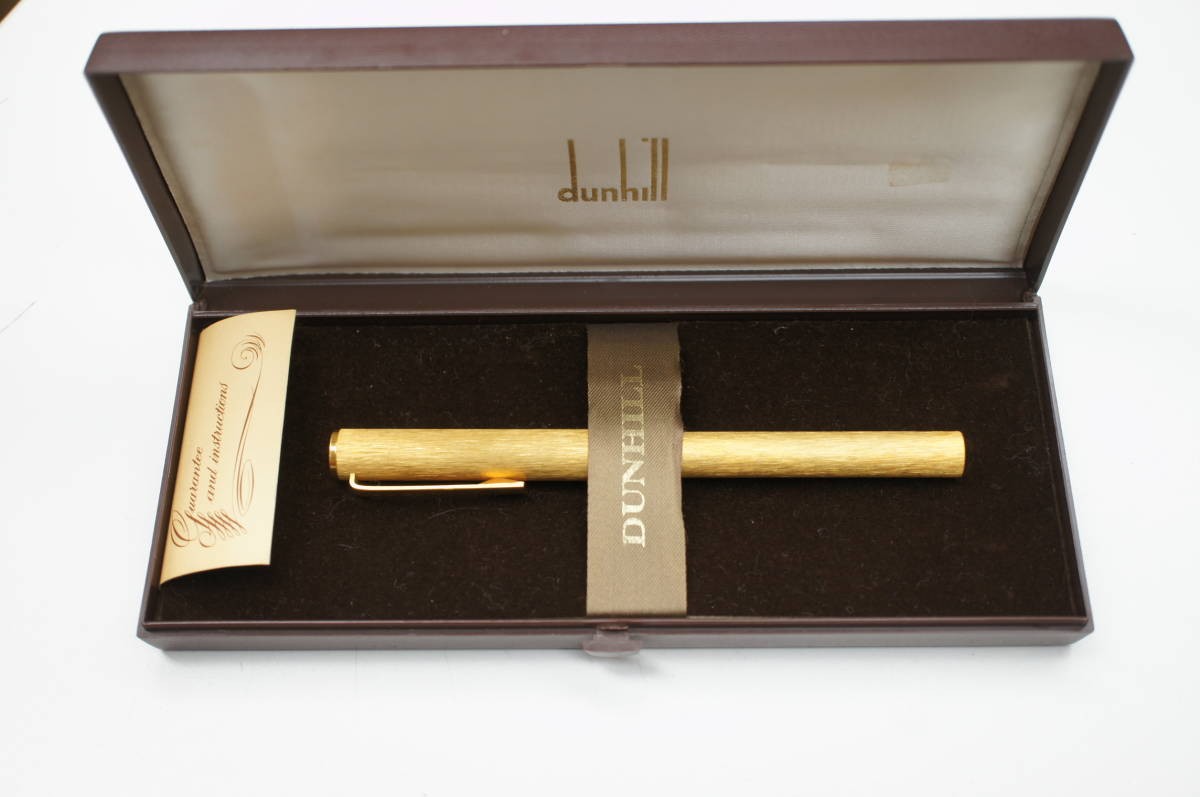 dunhill（ダンヒル）万年筆 ゴールドカラー（ペン先 585 14K）