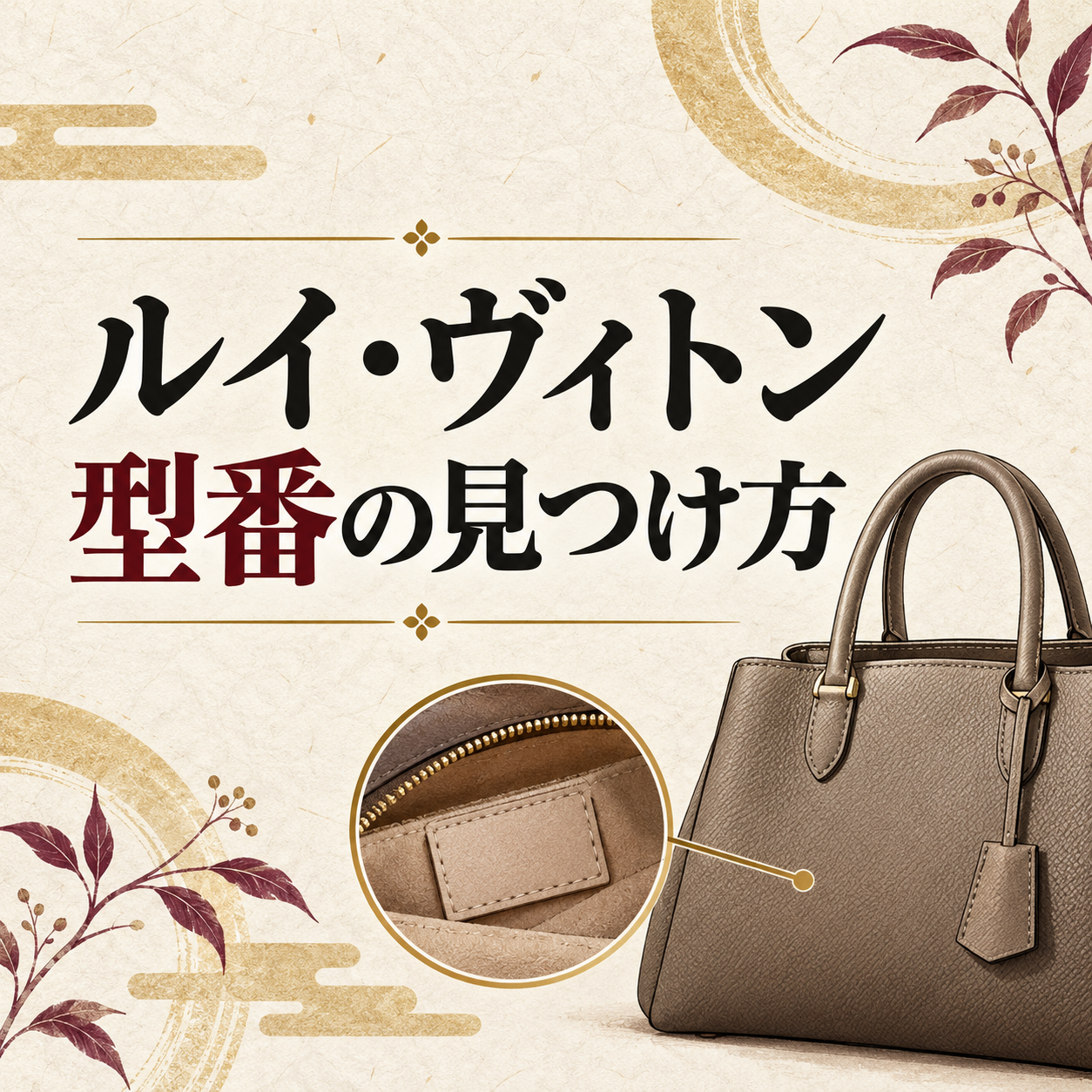 ルイ・ヴィトンの型番の見つけ方を解説するコラムのアイキャッチ